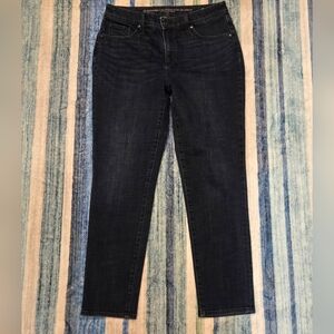 Chico's Deep Indigo So Slimming Girlfriend Slim Leg Ankle